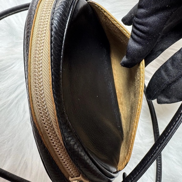 Loewe Black Leather Crossbody Bag with Textured Finish - Picture 10 of 15